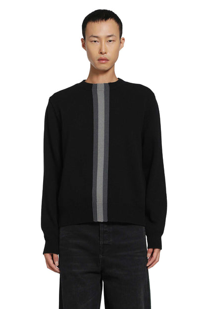 Knit Wool Sweater With Muted Web