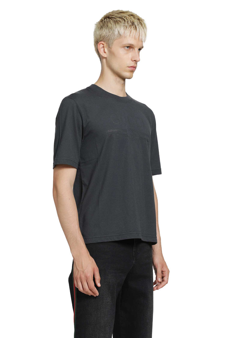 
              GUCCI Cotton jersey T-shirt with devoré detail man
            