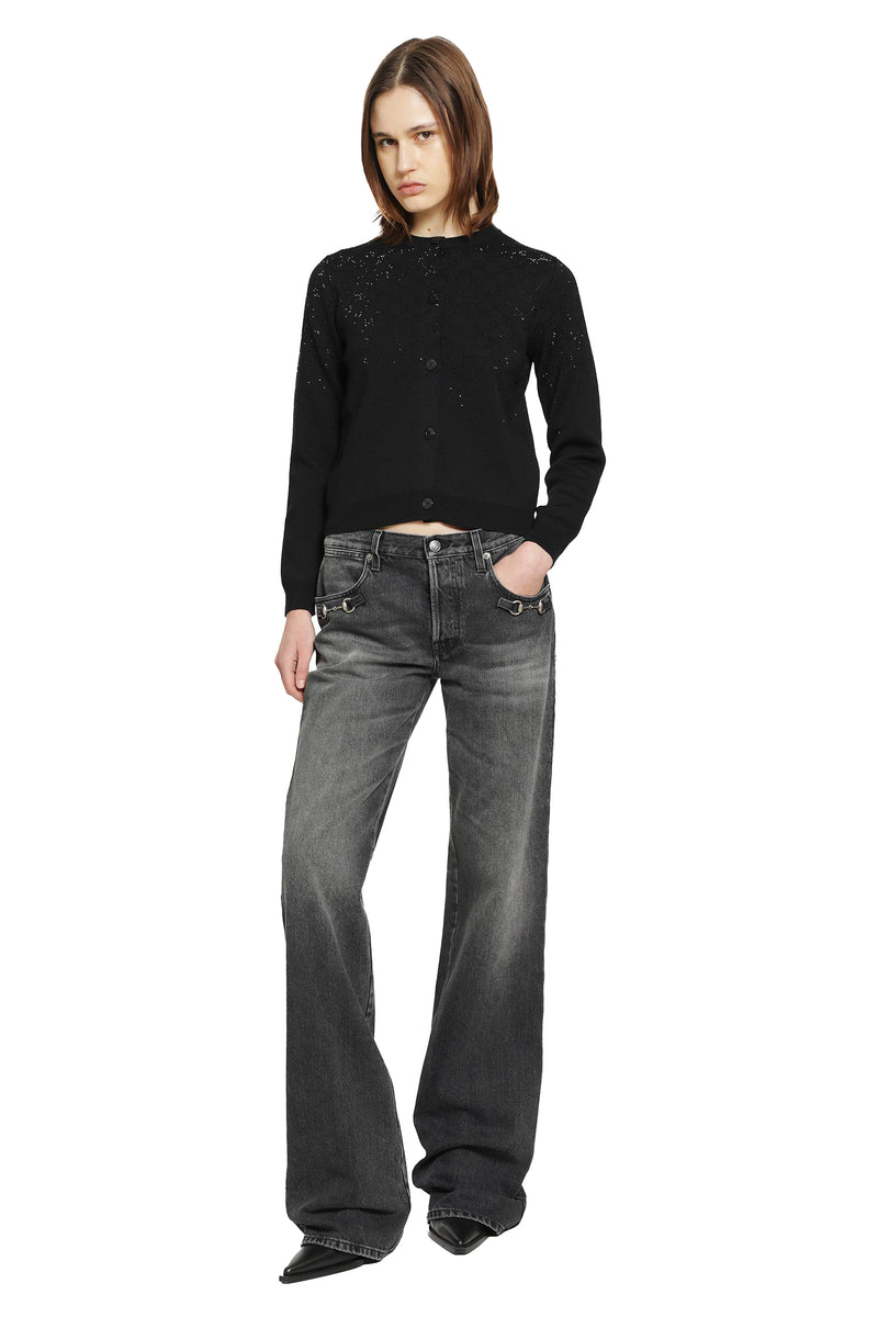 GUCCI Horsebit Bootcut Jeans woman
