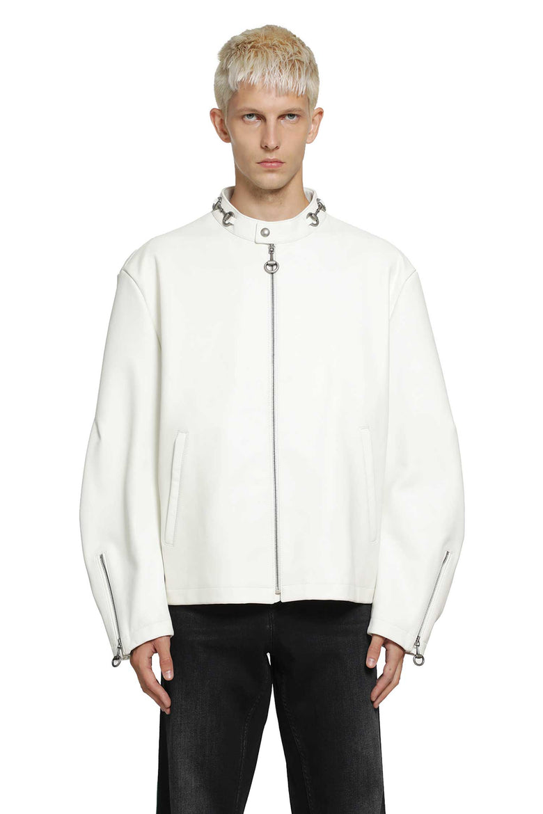 
              GUCCI Leather Horsebit Biker Jacket man
            