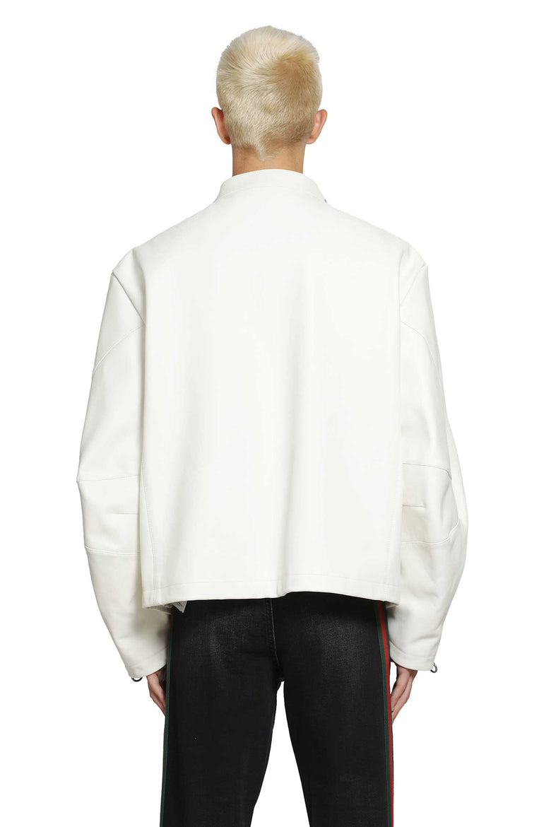 GUCCI Leather Horsebit Biker Jacket man