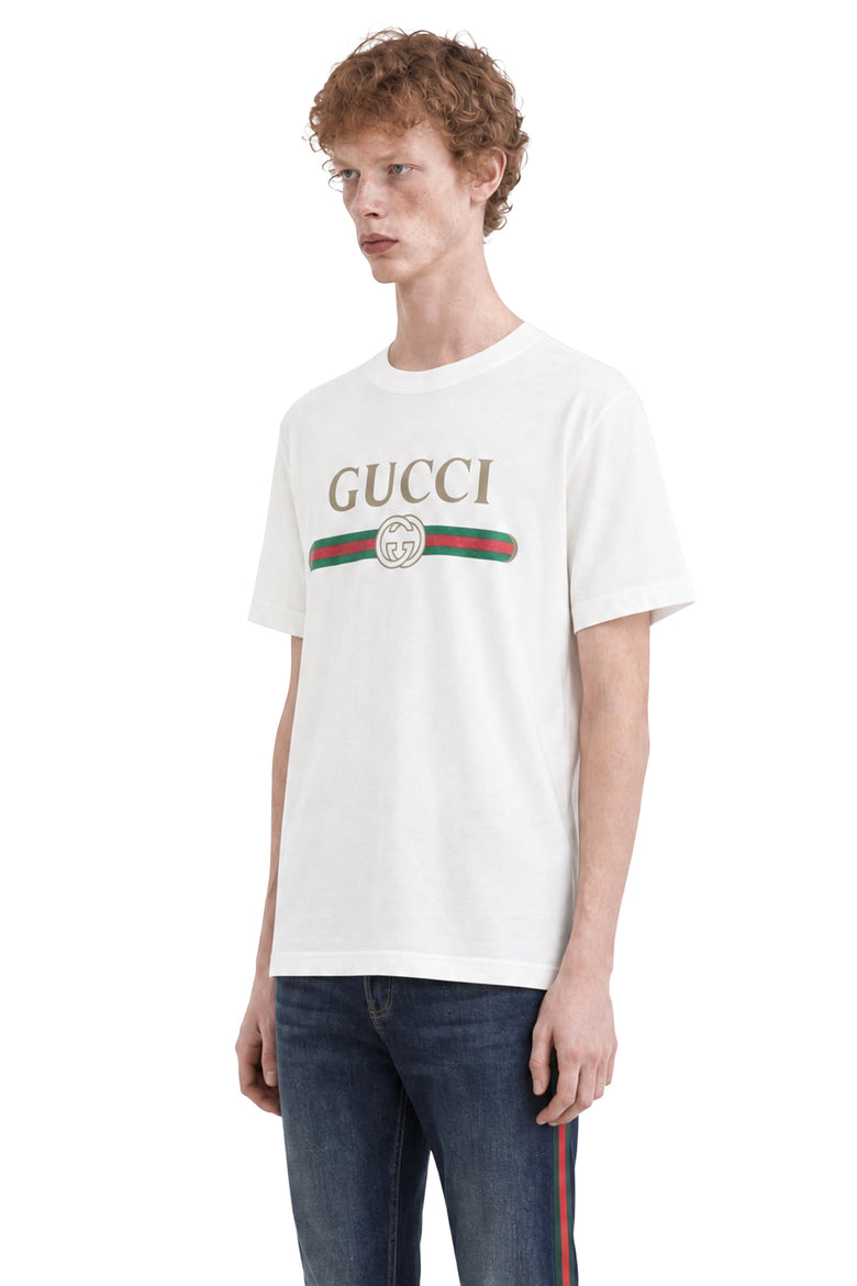 
              GUCCI Cotton Jersey And Silk T-Shirt woman
            
