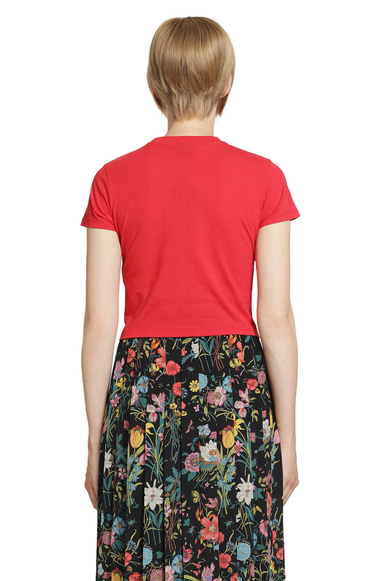 GUCCI Interlocking G Cropped T-Shirt woman