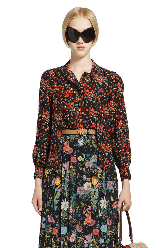 Printed Silk Shirt
