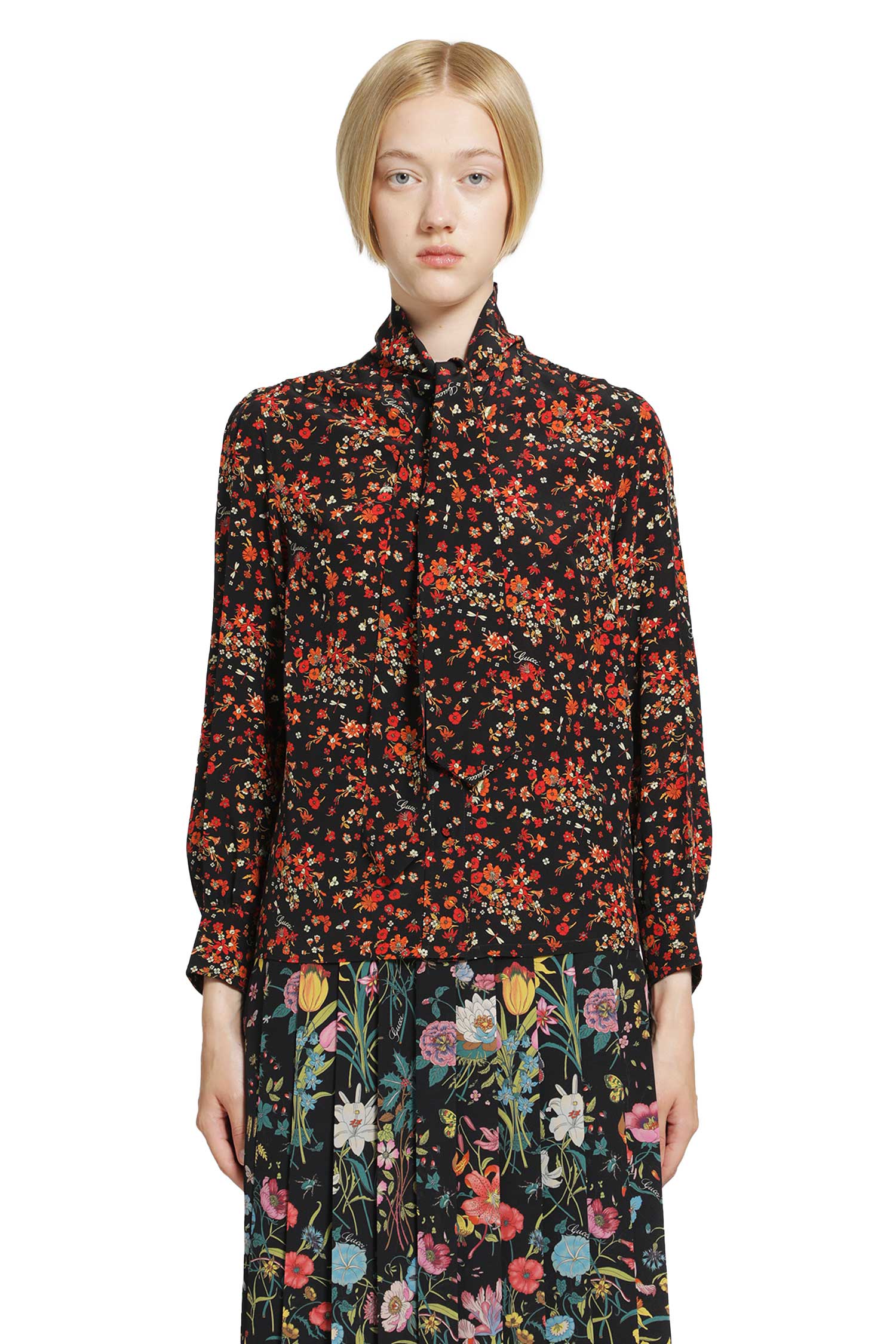 Printed Silk Shirt