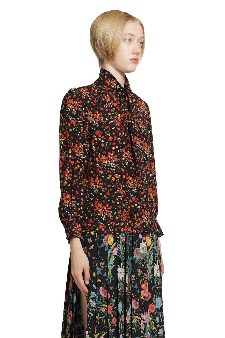 
              GUCCI Printed Silk Shirt woman
            