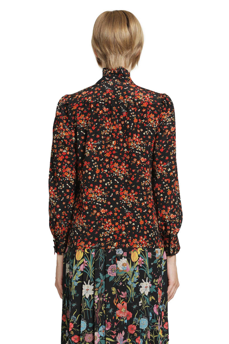 GUCCI Printed Silk Shirt woman