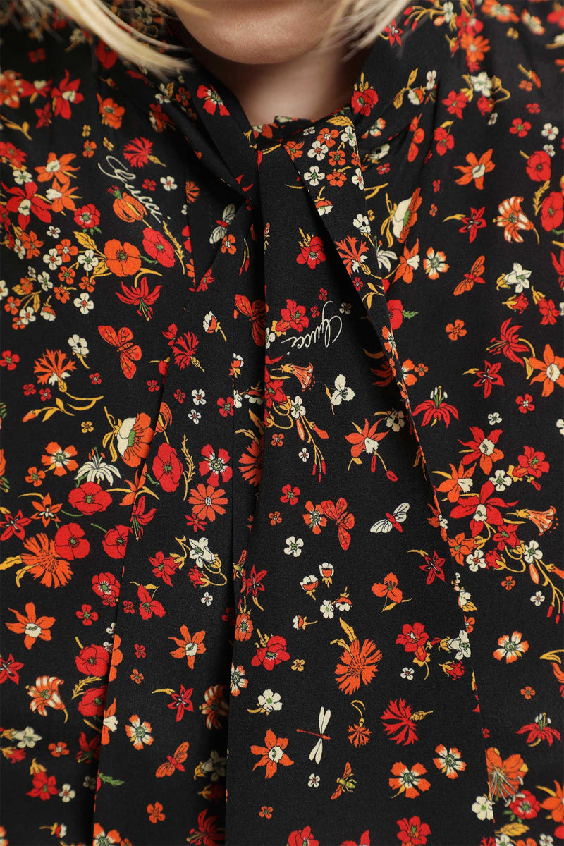 GUCCI Printed Silk Shirt woman