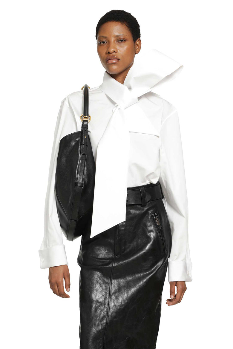 SAINT LAURENT Lavallière Shirt in Cotton Poplin woman