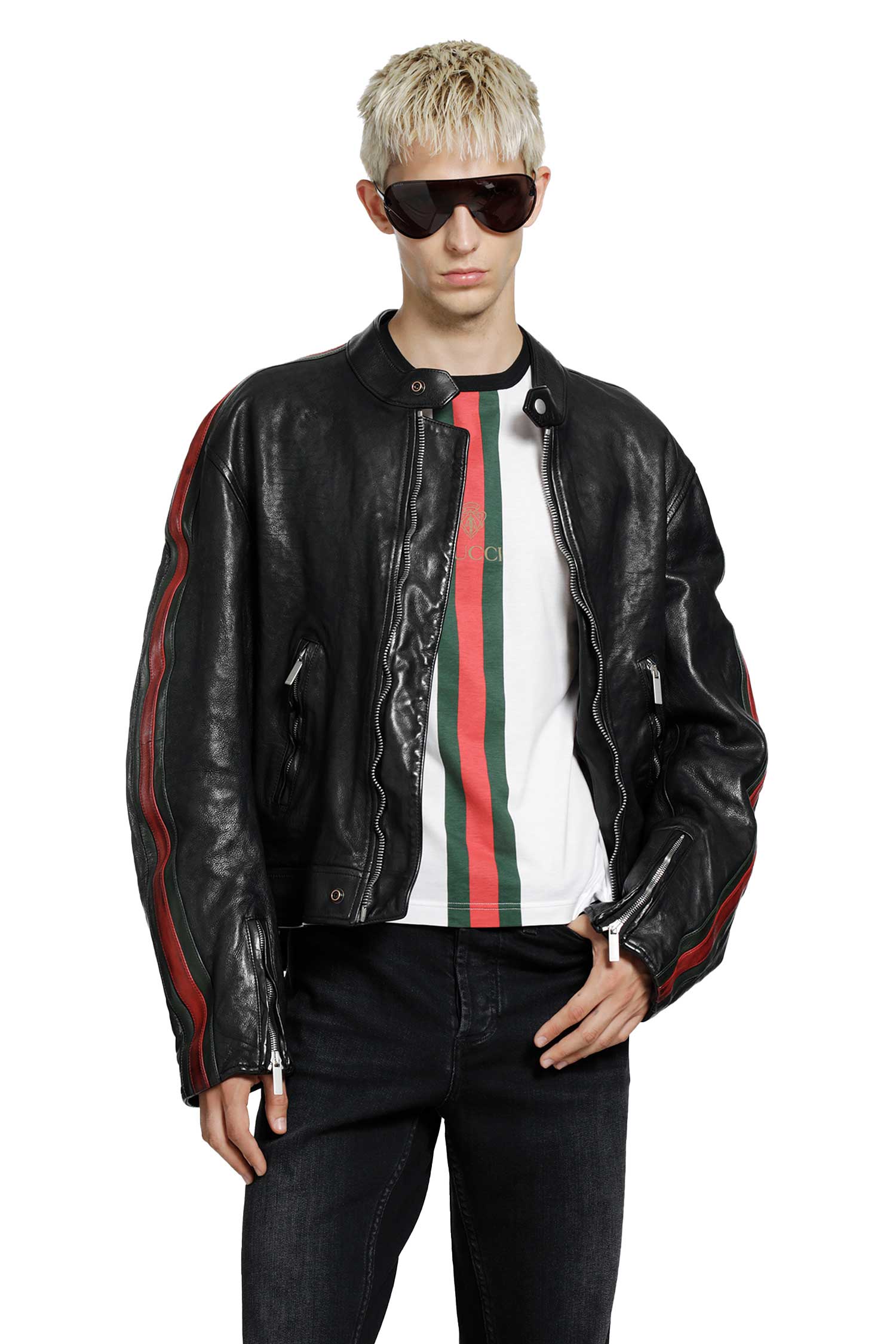 Buffalo Leather Biker Jacket