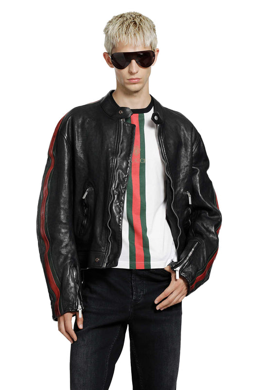 Buffalo Leather Biker Jacket