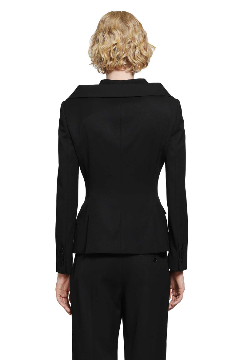MCQUEEN Off-the-shoulder Harness Jacket woman