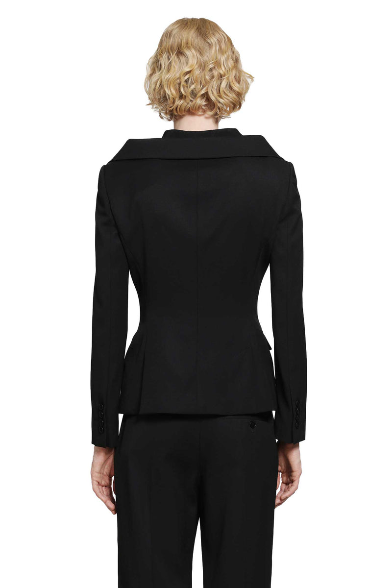 MCQUEEN Off-the-shoulder Harness Jacket woman