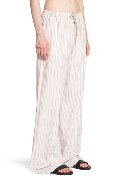 THE ROW WOMAN OFF-WHITE TROUSERS