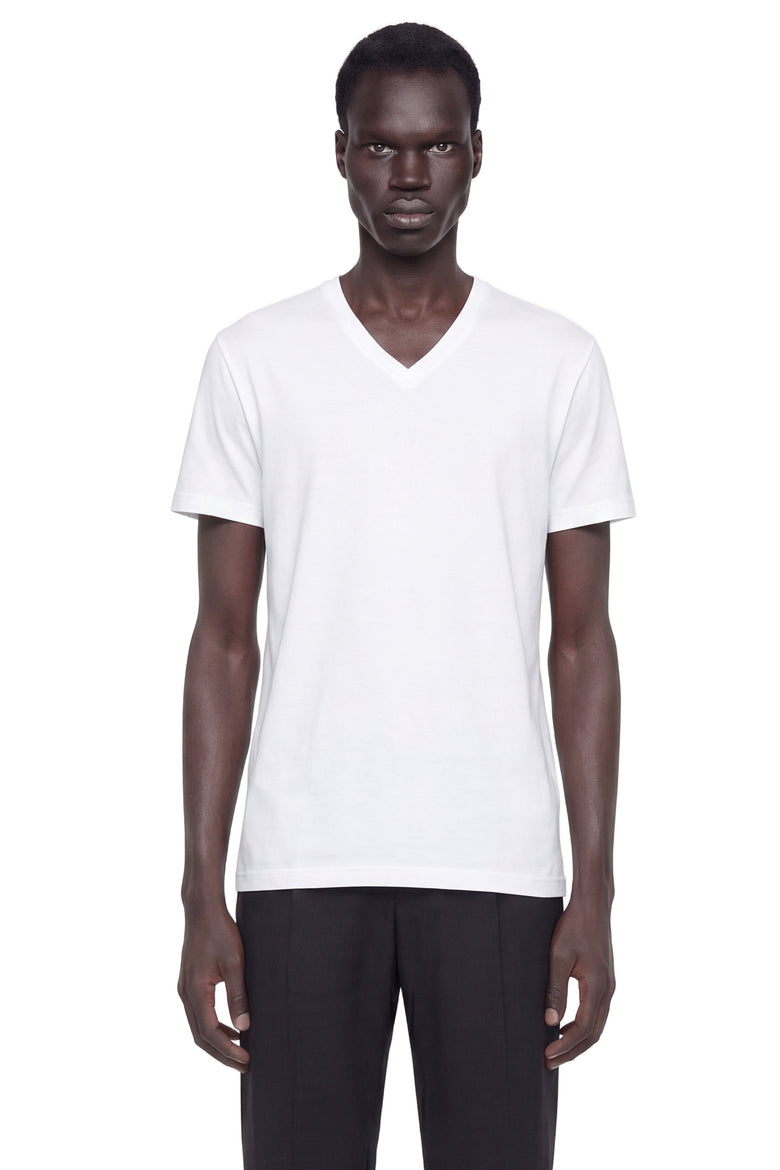 GUCCI Modal Jersey V-Neck T-Shirt man