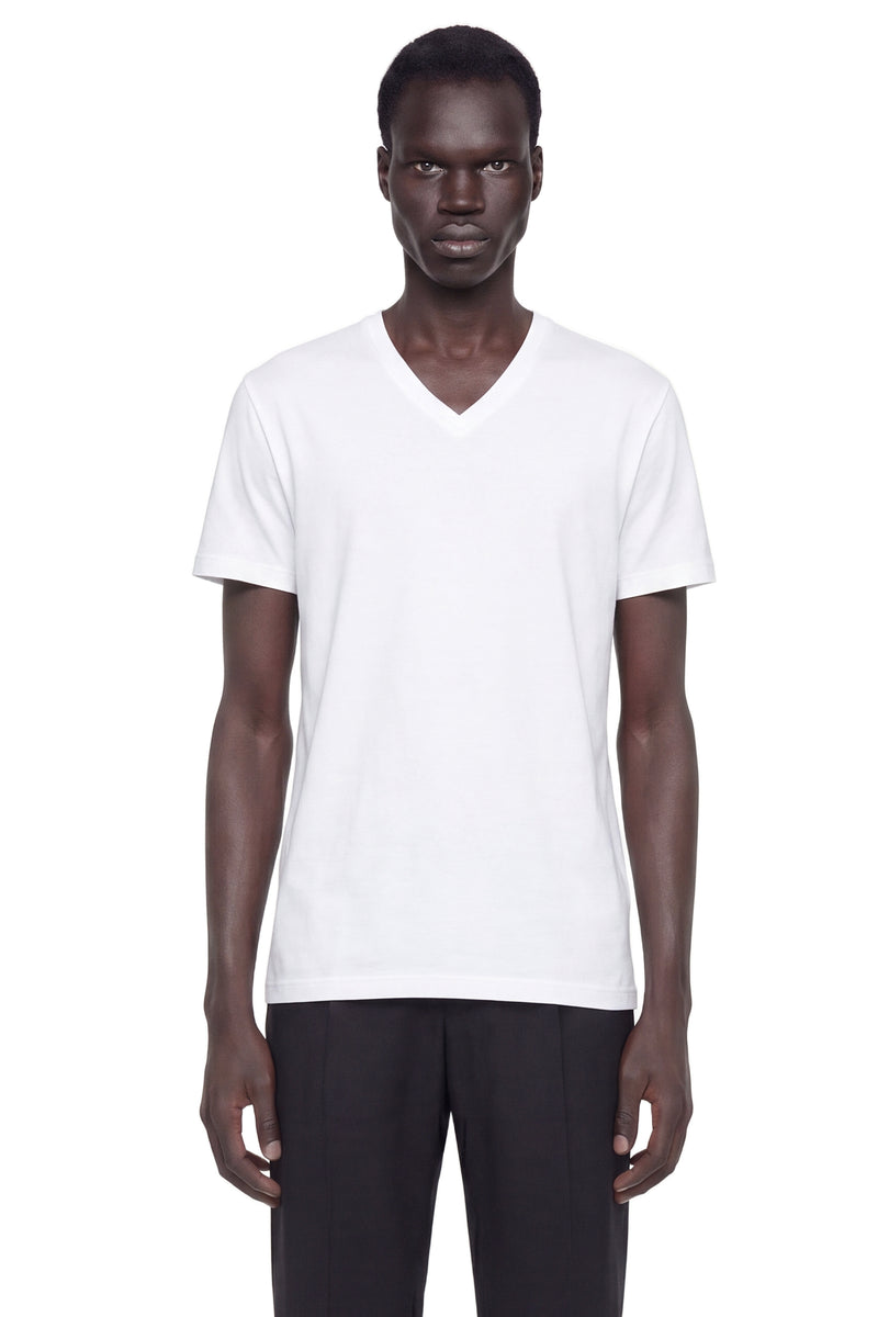 GUCCI Modal Jersey V-Neck T-Shirt man