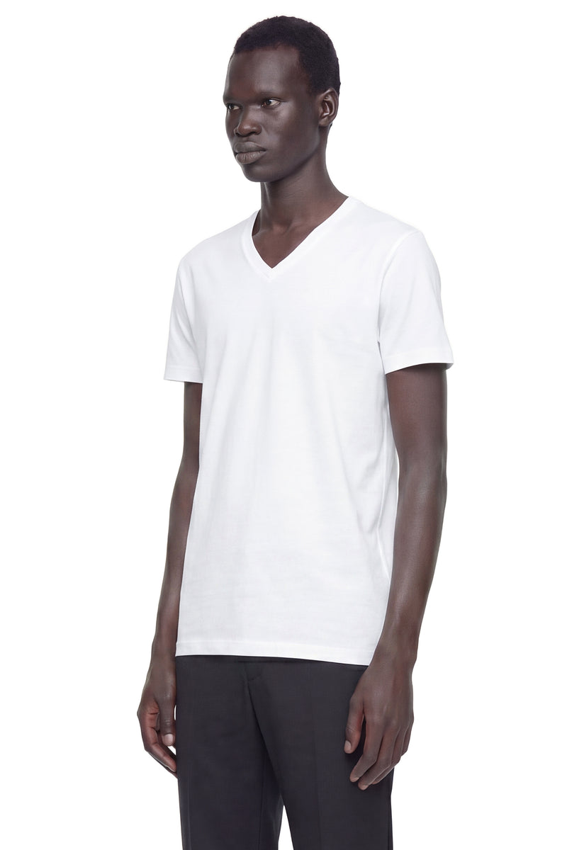GUCCI Modal Jersey V-Neck T-Shirt man