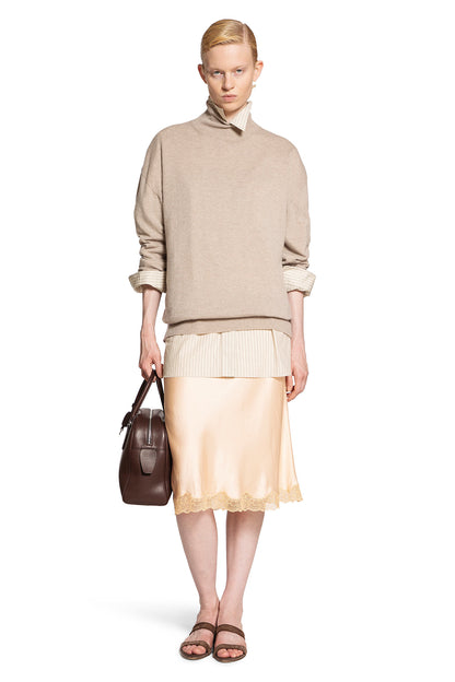 THE ROW WOMAN BEIGE KNITWEAR