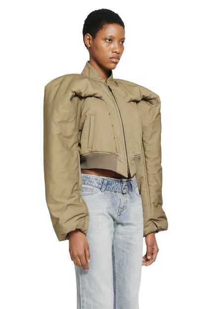 Cropped Bomber Jacket