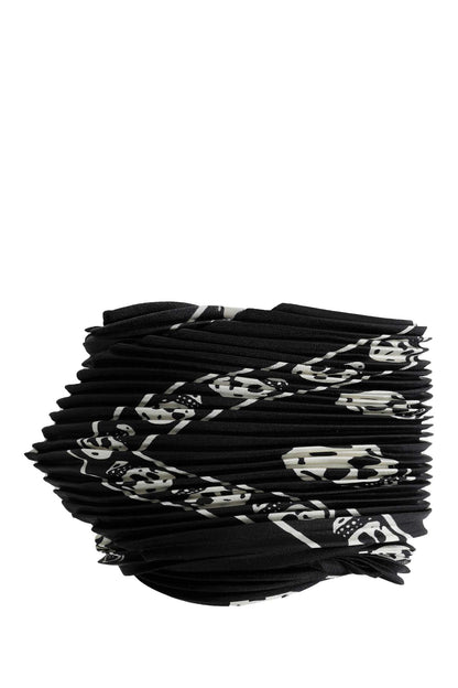 Pleated Skull Scarf
