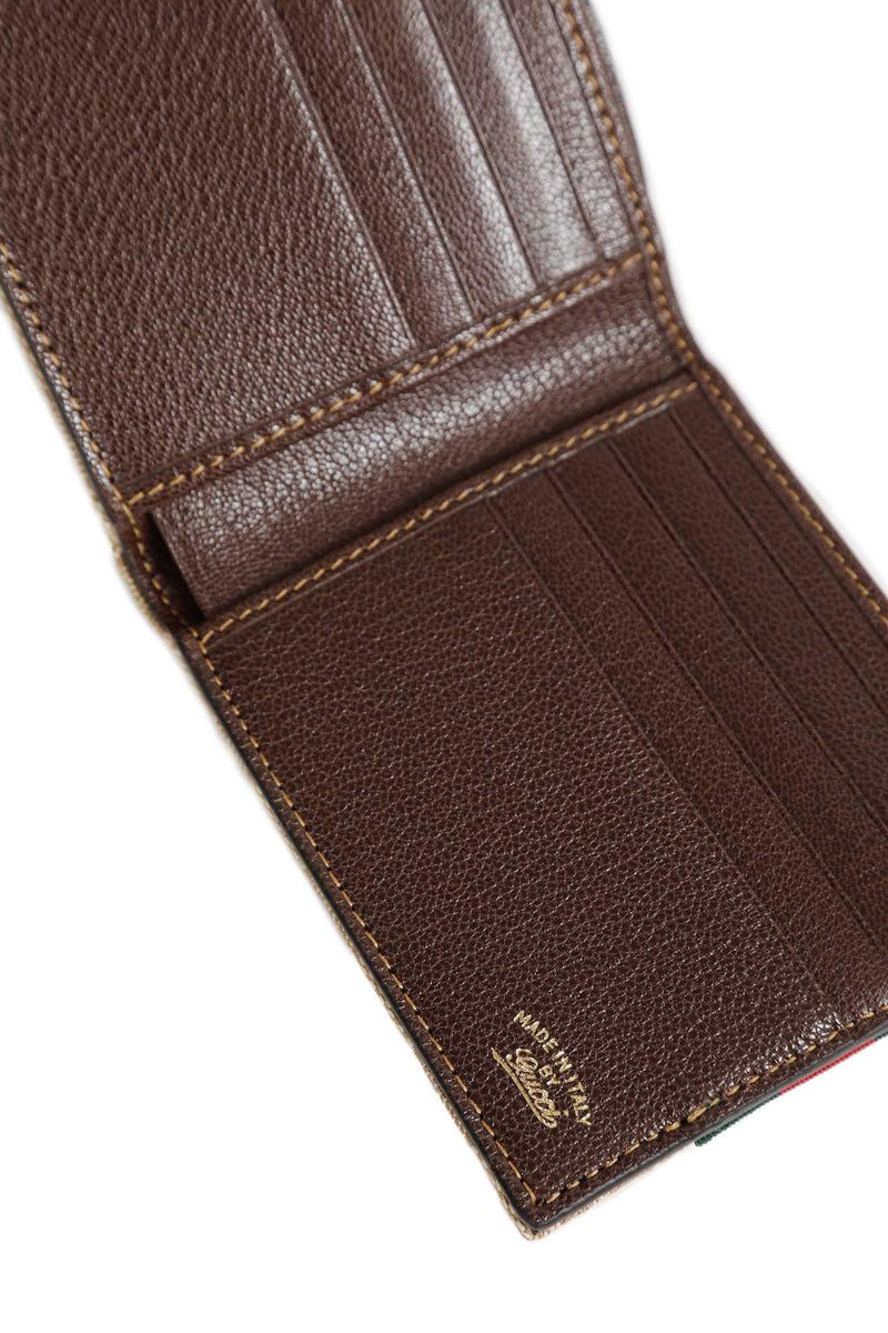 GUCCI Bi-fold wallet with Web man