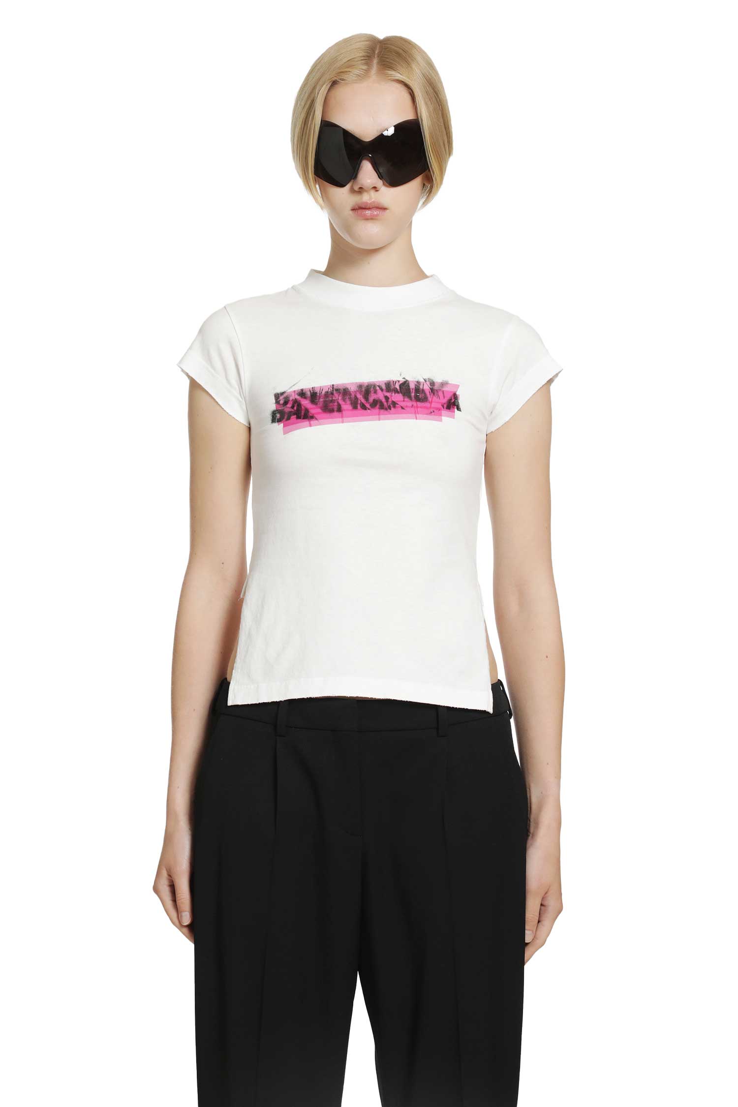 Spray Chopped Back T-Shirt