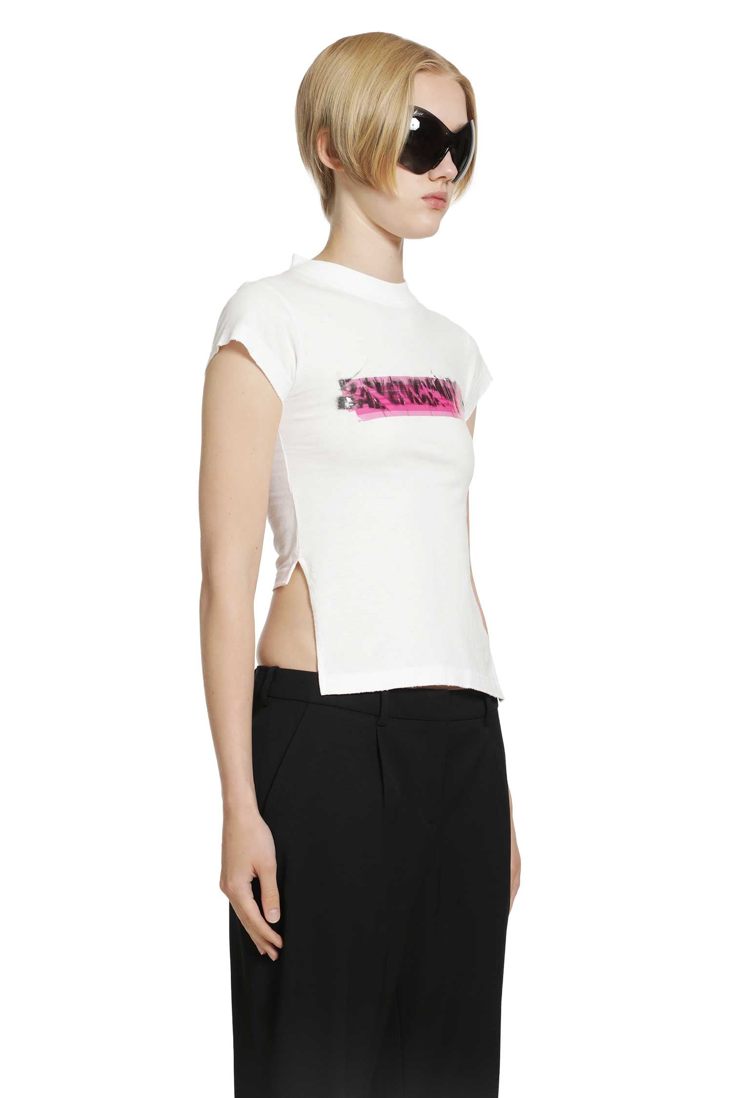 Spray Chopped Back T-Shirt