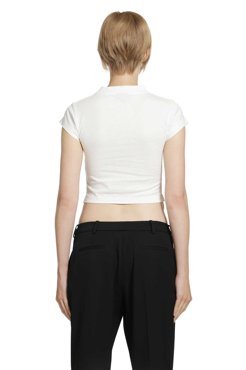 BALENCIAGA Spray Chopped Back T-Shirt woman