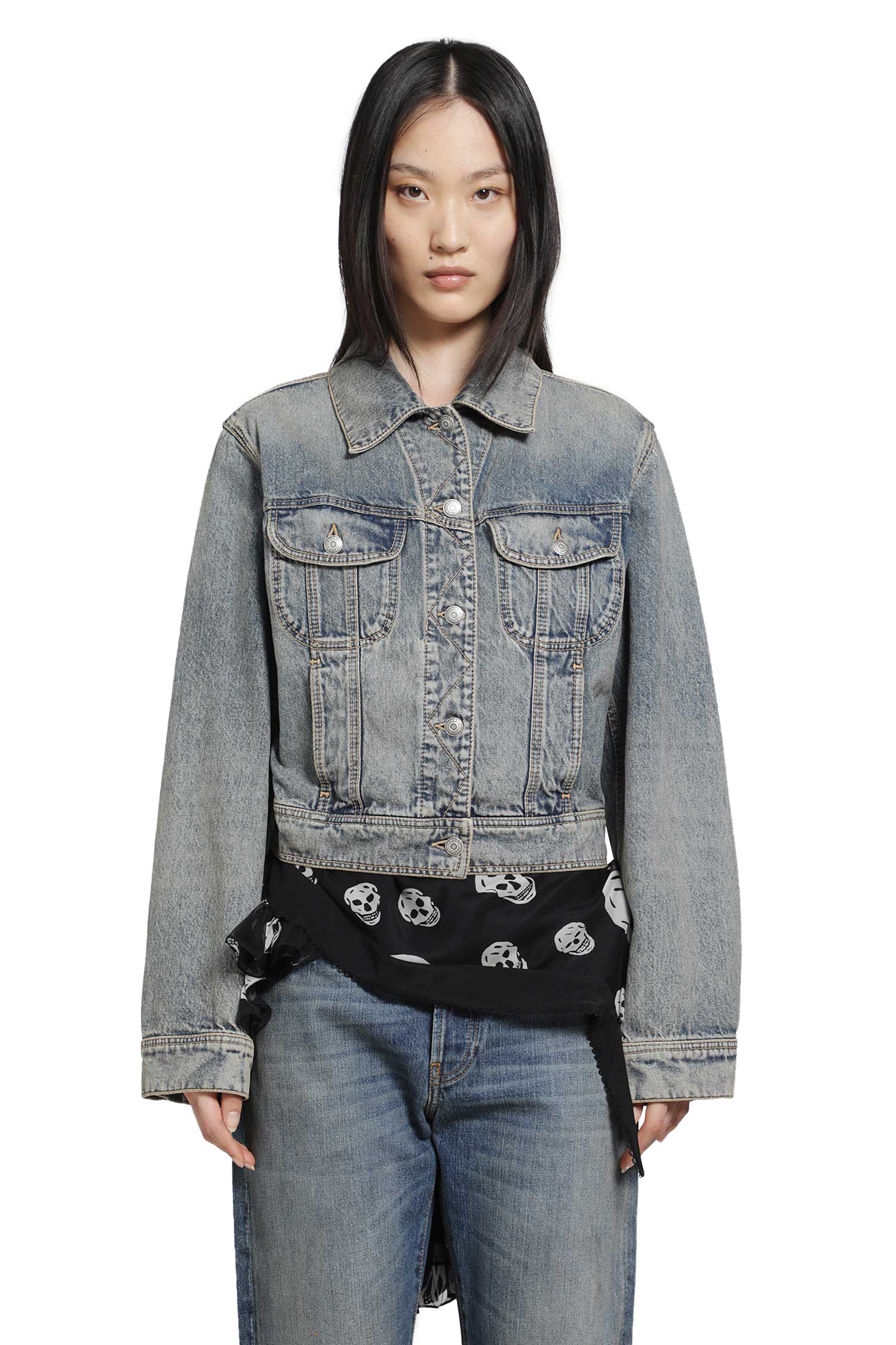 MCQUEEN Denim Jacket woman