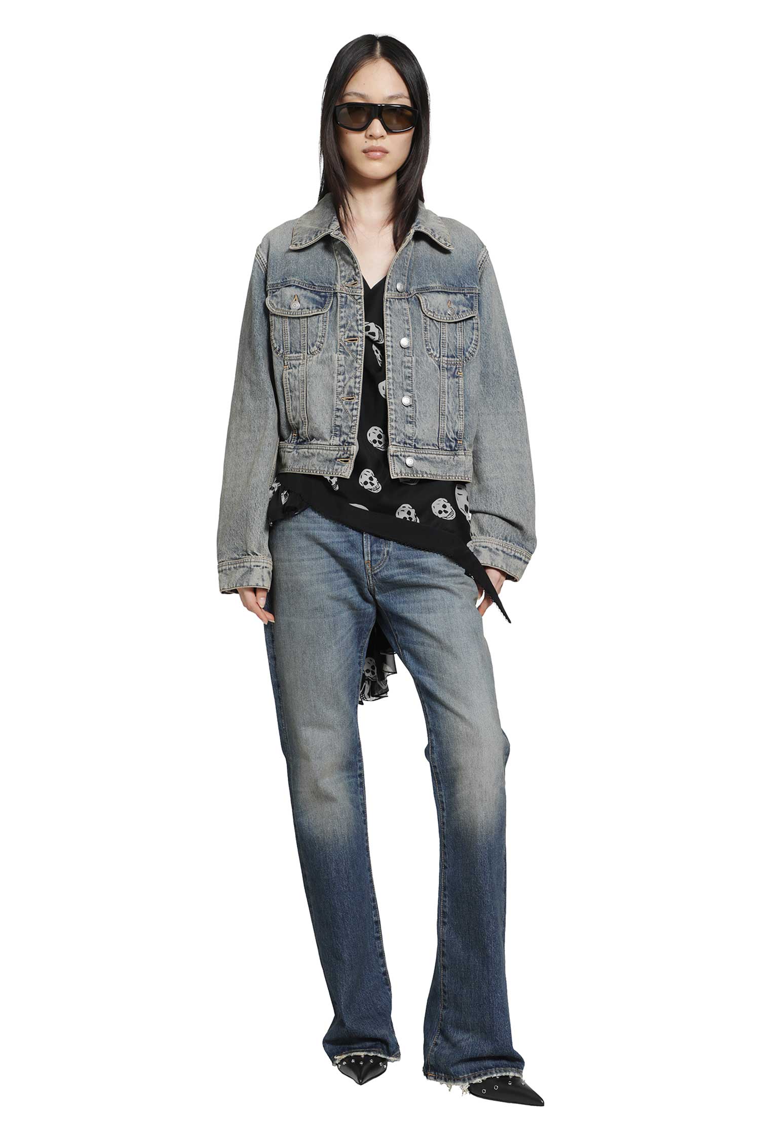 MCQUEEN Denim Jacket woman