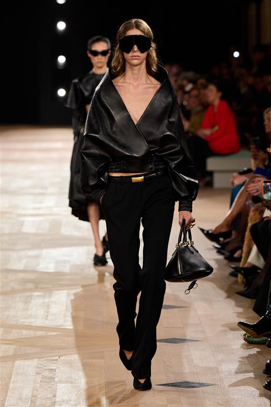 Wrap Jacket in Smooth Light Lambskin
