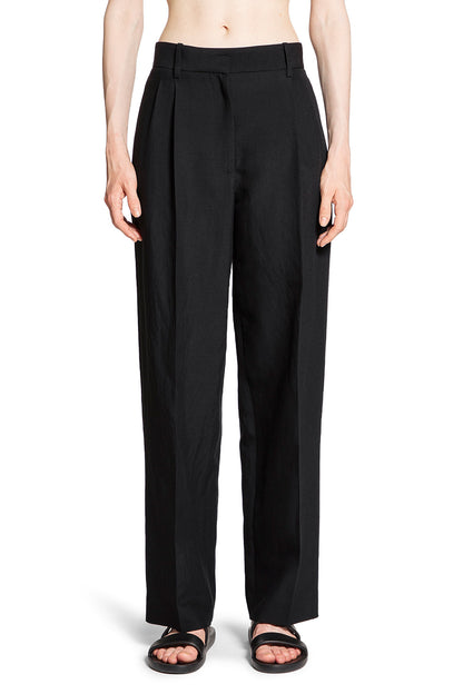 THE ROW WOMAN BLACK TROUSERS