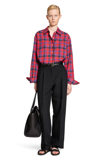 THE ROW WOMAN BLACK TROUSERS