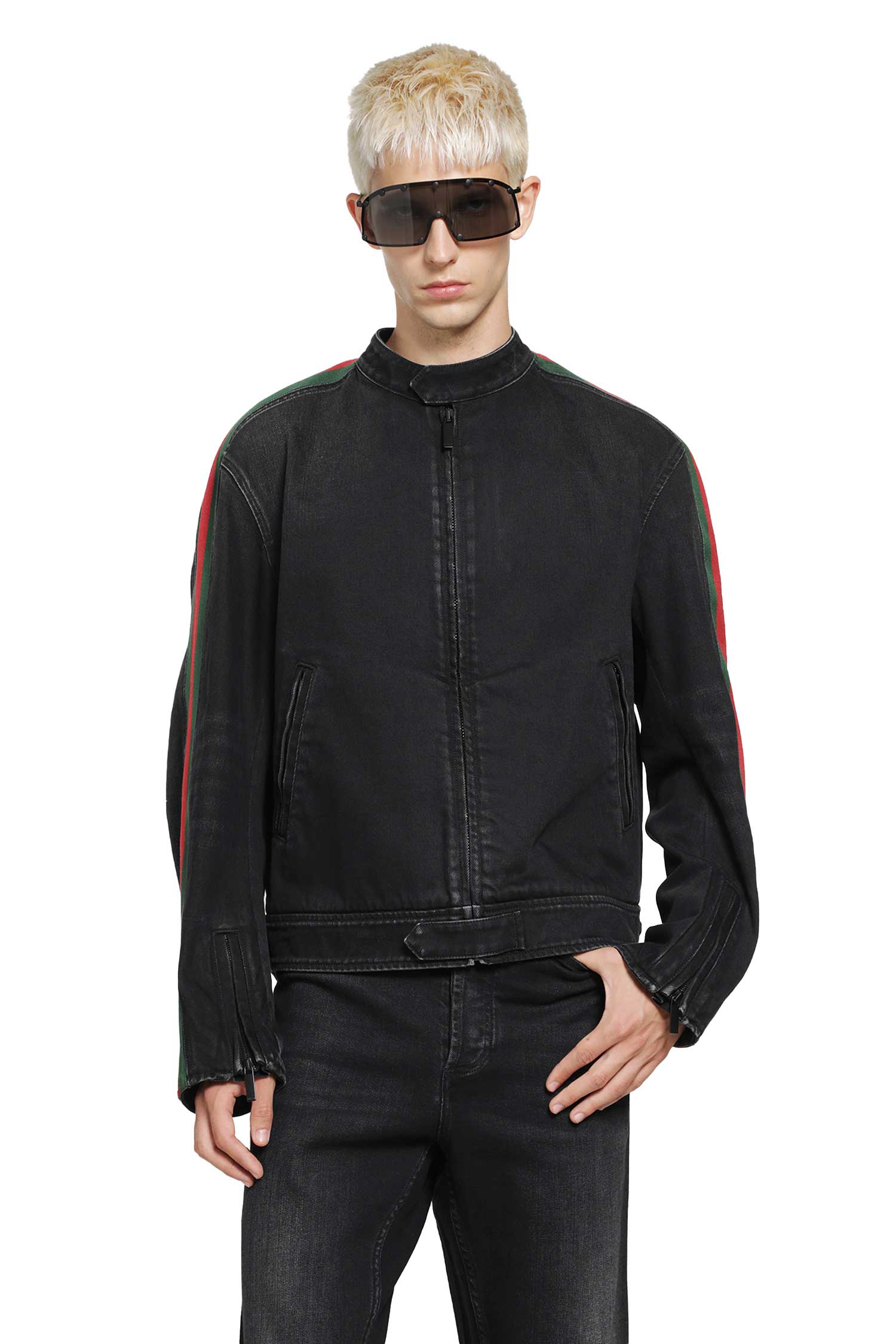 Biker Jacket With Web