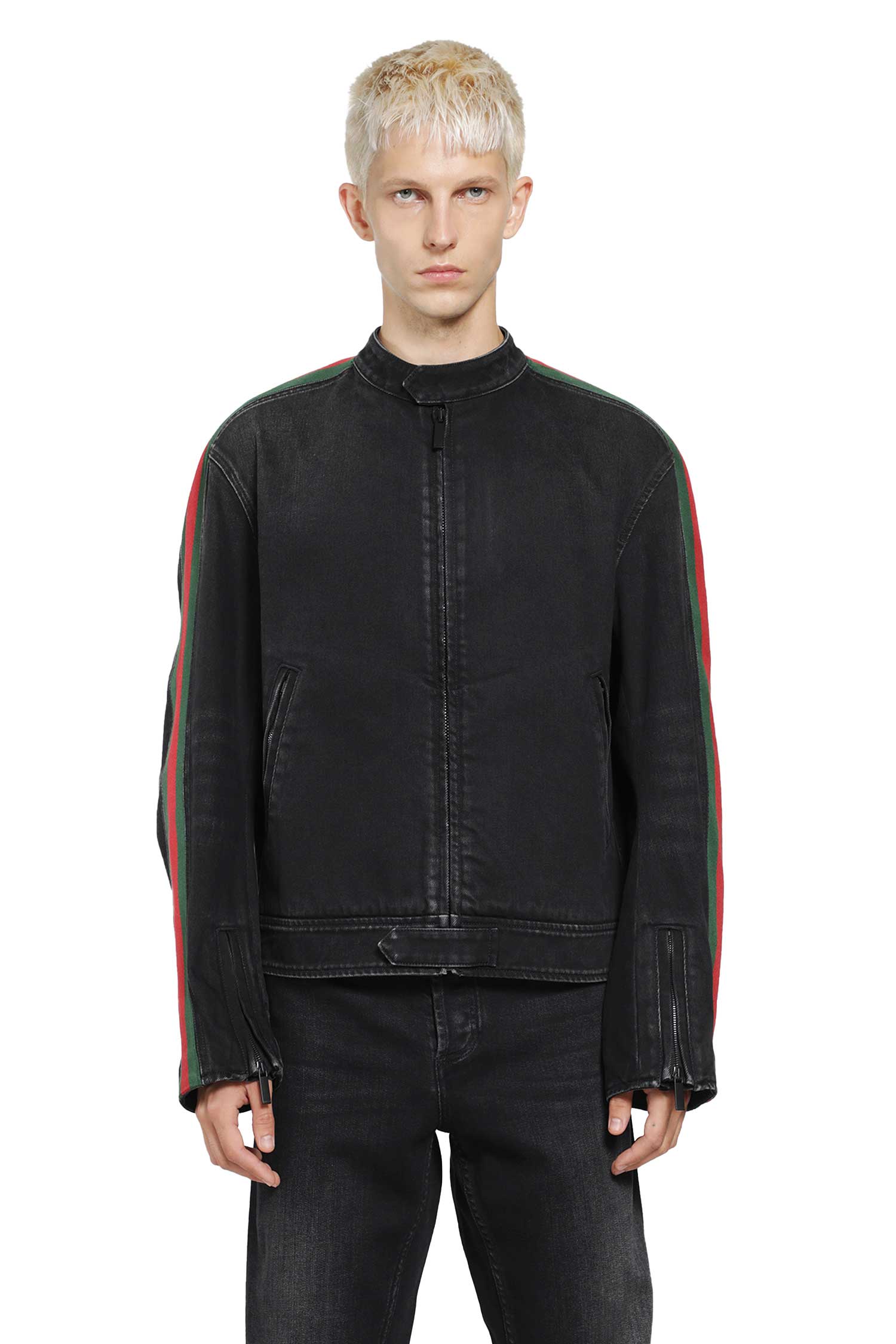 GUCCI Biker Jacket With Web man