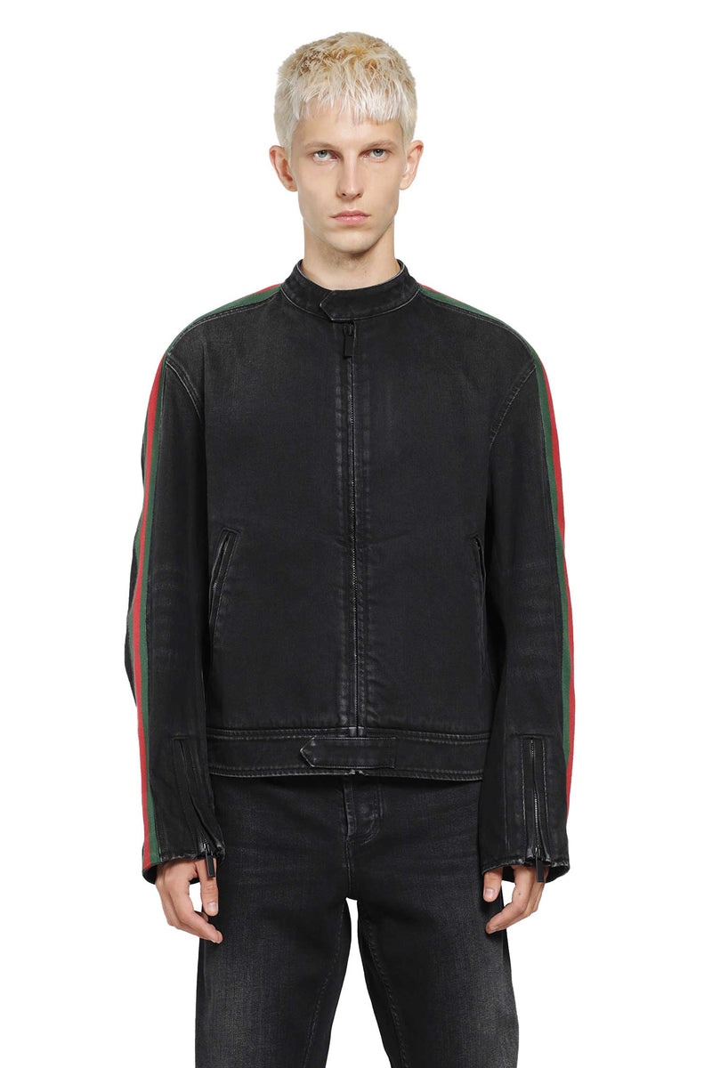 GUCCI Biker Jacket With Web man