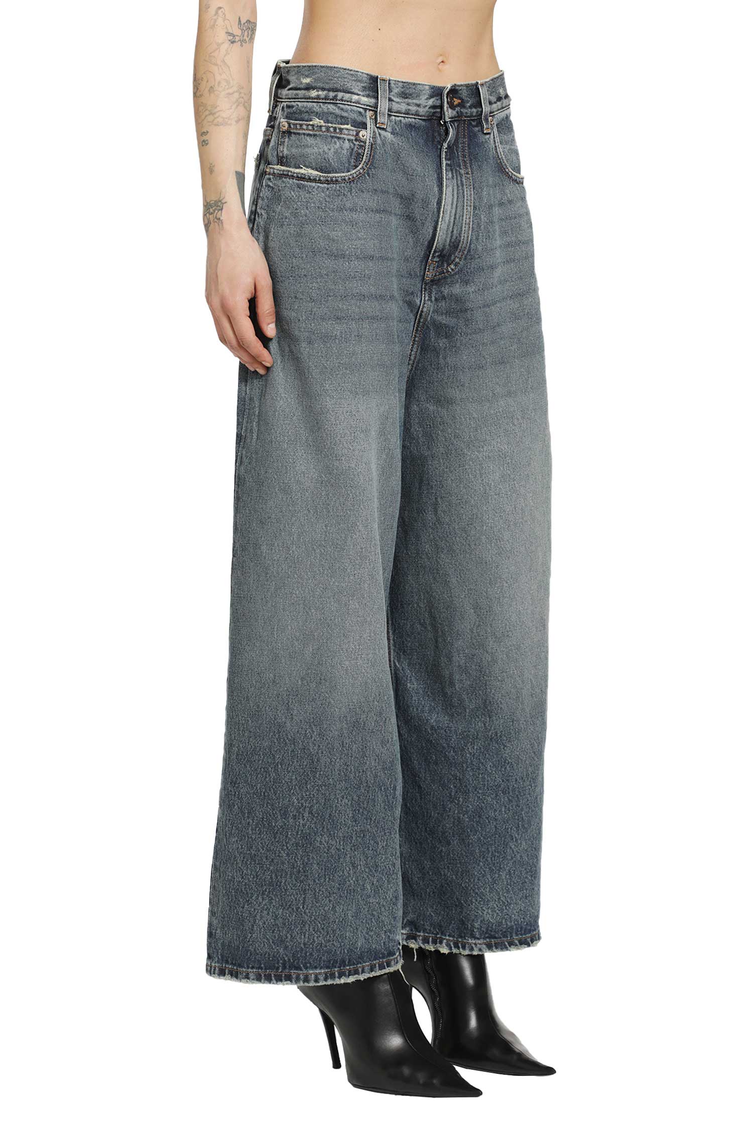 BALENCIAGASUPERDESTROYED BAGGYデニム Low Crotch Baggy Jeans – Antonioli.eu