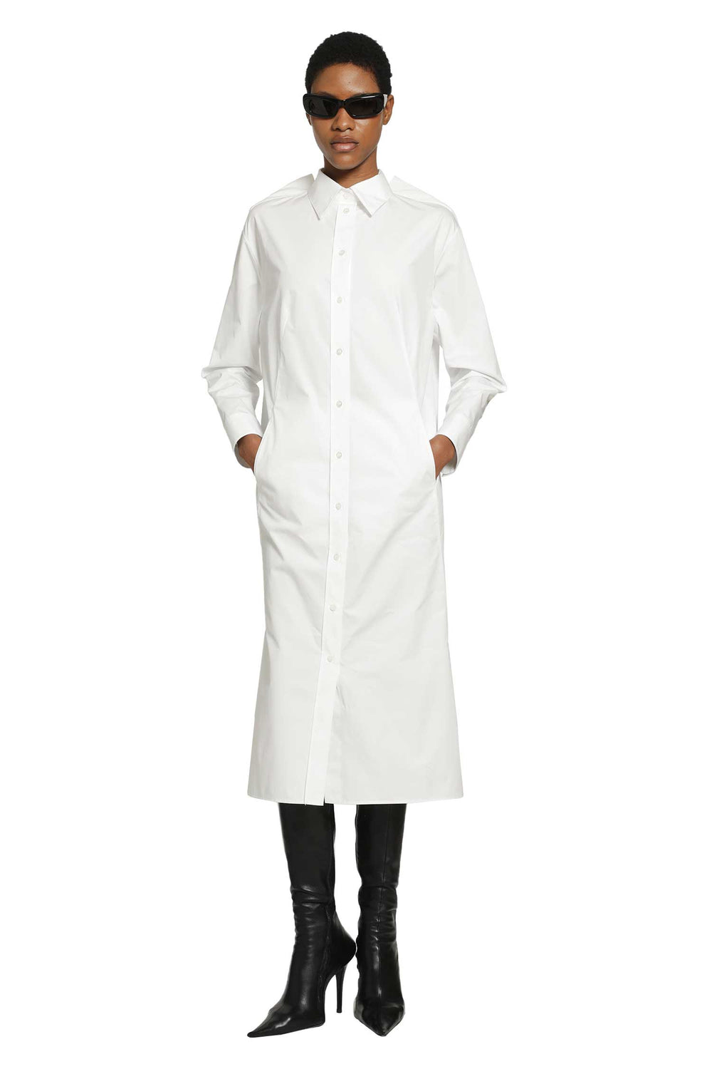 BALENCIAGA Draped Back Dress woman