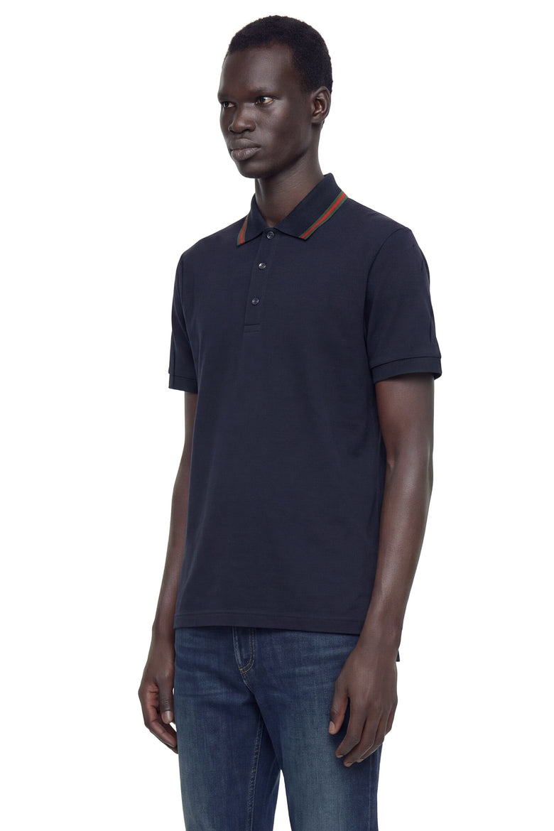 
              GUCCI Cotton Jersey Piqué Polo Shirt man
            