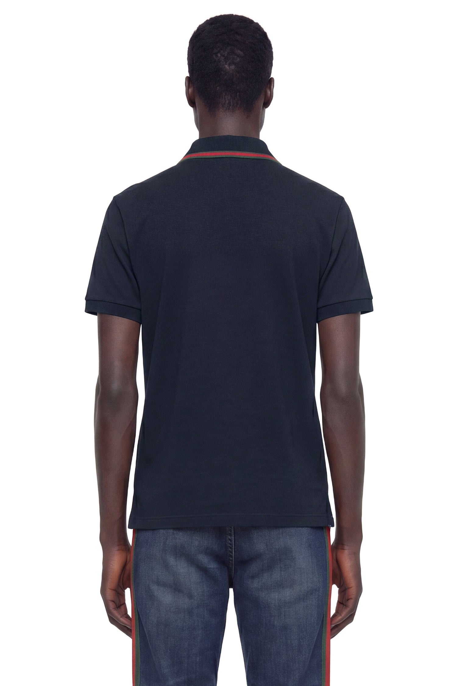 Cotton Jersey Piqué Polo Shirt