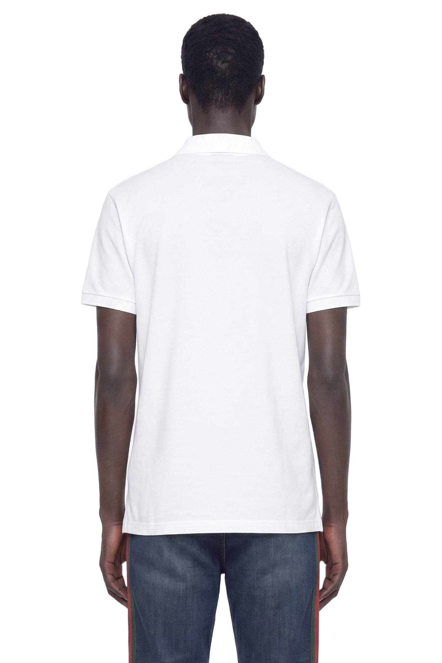 Cotton Jersey Piqué Polo Shirt