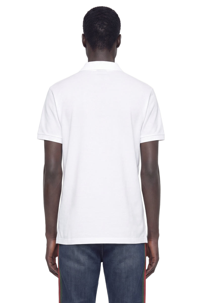 GUCCI Cotton Jersey Piqué Polo Shirt man
