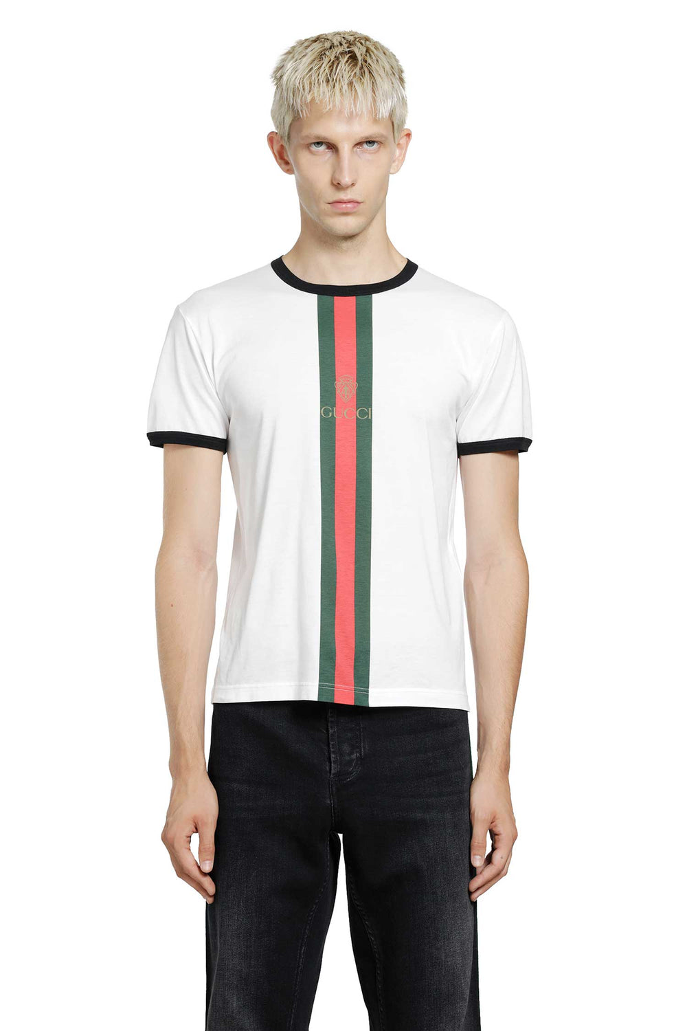 GUCCI Web and Crest T-Shirt man
