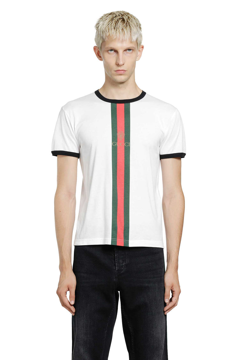 GUCCI Web and Crest T-Shirt man
