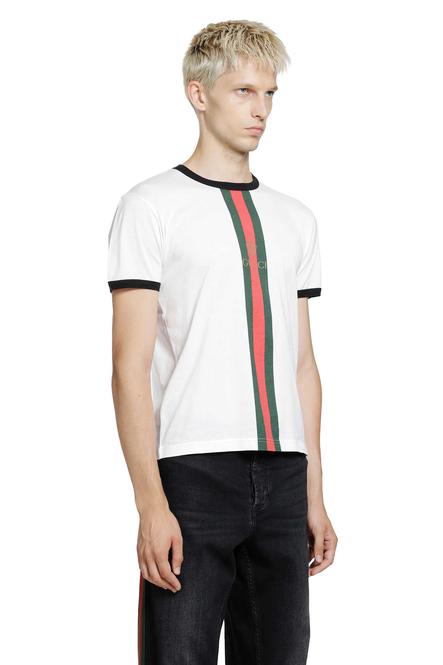 GUCCI Web and Crest T-Shirt man