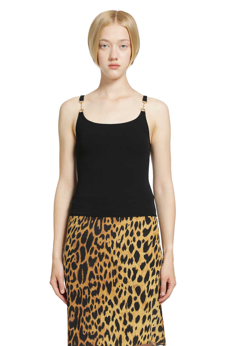 
              GUCCI Viscose Crepe Jersey Horsebit Top woman
            