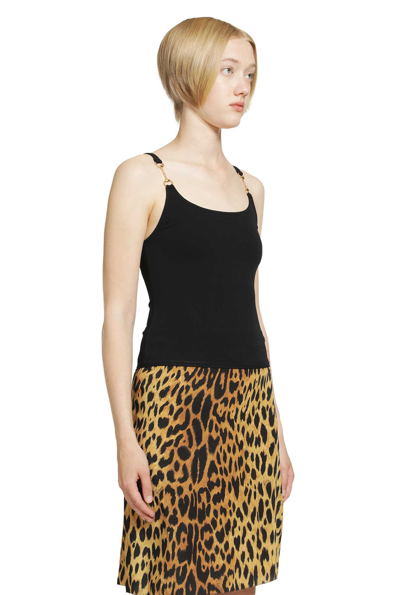 GUCCI Viscose Crepe Jersey Horsebit Top woman
