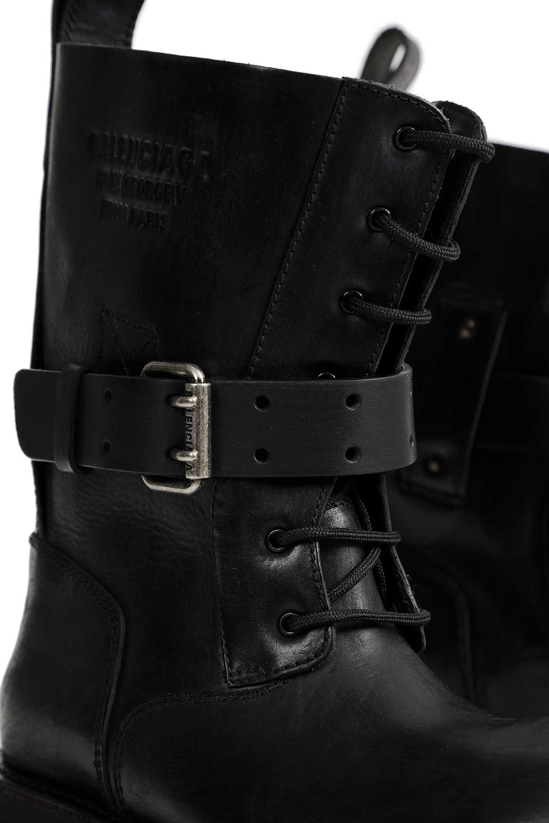 BALENCIAGA Venom Lace-Up Booties man