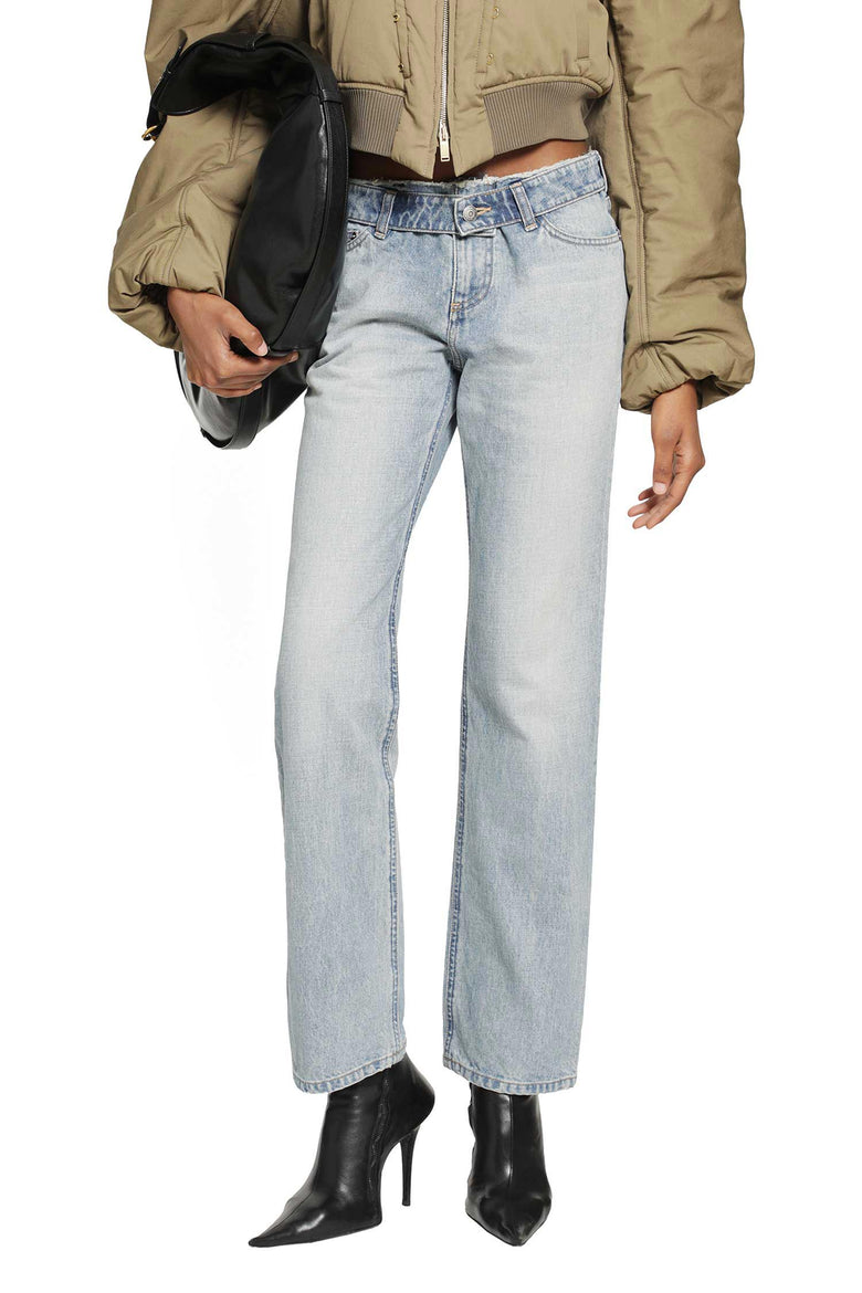 MCQUEEN Deconstructed Waist Jeans woman