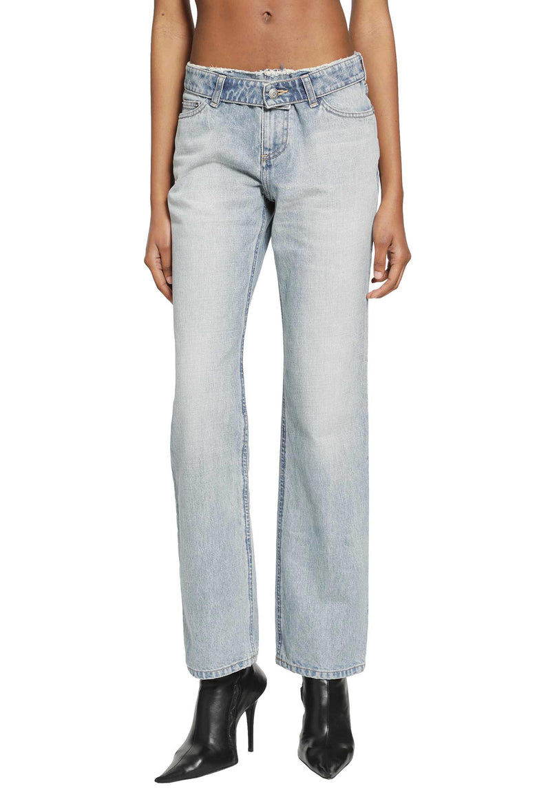 
              MCQUEEN Deconstructed Waist Jeans woman
            